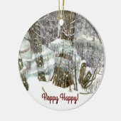 冬 セラミックオーナメント (左)