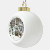 冬 セラミックボールオーナメント (右)