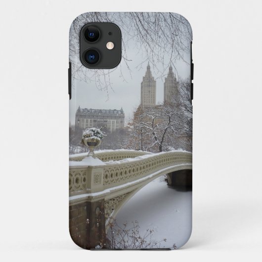 冬-セントラル・パーク-ニューヨークシティ Case-Mate iPhoneケース (裏面)