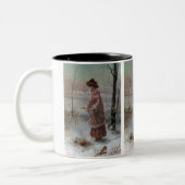 冬 ツートーンマグカップ (左)