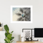 冬 – ハイバー ポスター (ホームオフィス)