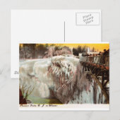 冬、パターソン、NJヴィンテージのパッシック秋 ポストカード (正面/裏面)