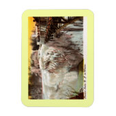 冬、パターソン、NJヴィンテージのパッシック秋 マグネット (縦)