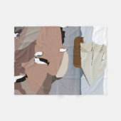 冬 フリースブランケット (正面(横))