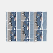 冬 フリースブランケット (正面(横))