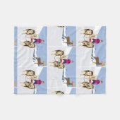 冬 フリースブランケット (正面(横))