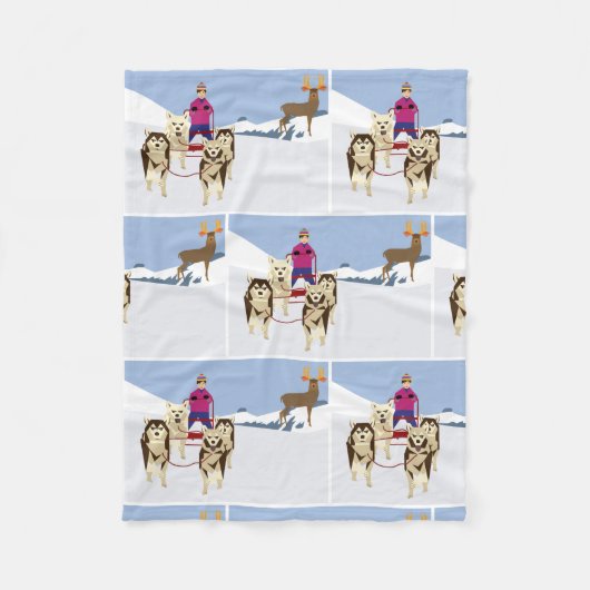 冬 フリースブランケット (正面)