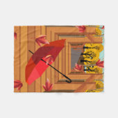 冬 フリースブランケット (正面(横))