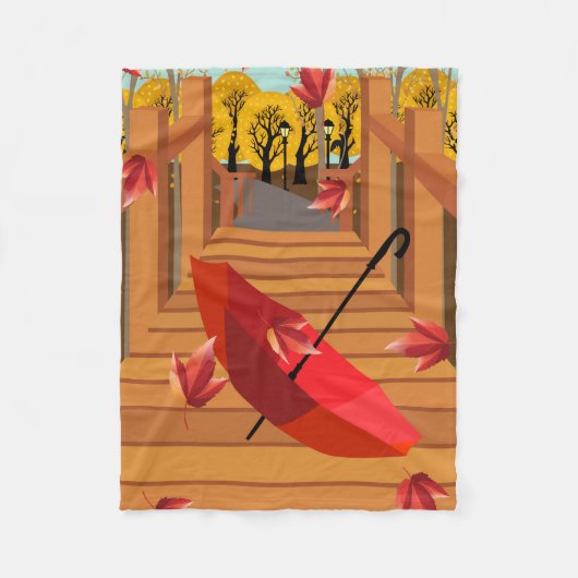 冬 フリースブランケット (正面)