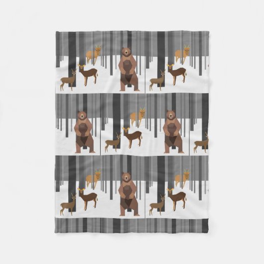 冬 フリースブランケット (正面)