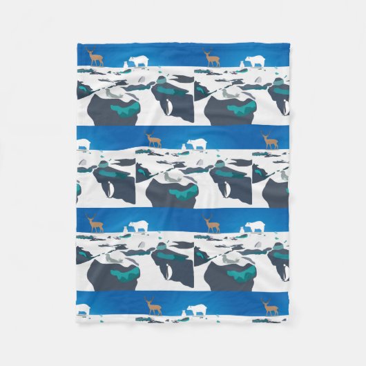 冬 フリースブランケット (正面)