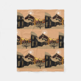 冬 フリースブランケット