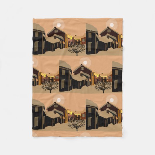 冬 フリースブランケット (正面)