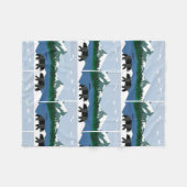 冬 フリースブランケット (正面(横))