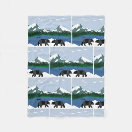 冬 フリースブランケット