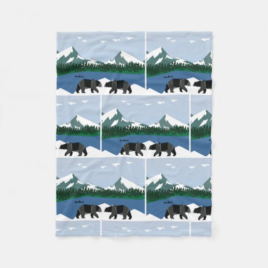 冬 フリースブランケット (正面)