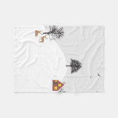 冬 フリースブランケット (正面(横))