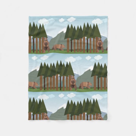 冬 フリースブランケット (正面)