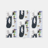 冬 フリースブランケット (正面(横))