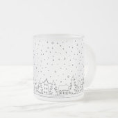 冬 フロストグラスマグカップ (正面右)