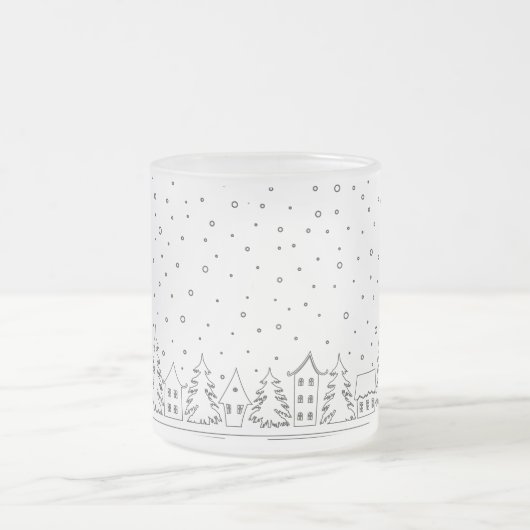 冬 フロストグラスマグカップ (中央)