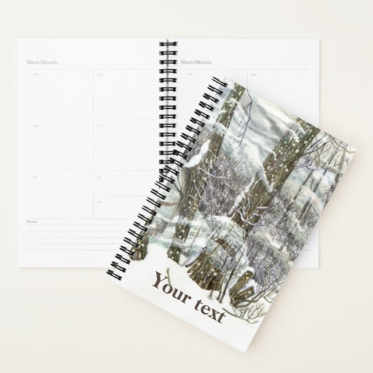 冬 プランナー手帳 (ディスプレー)
