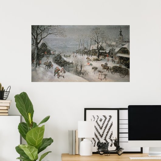 冬 ポスター (ホームオフィス)