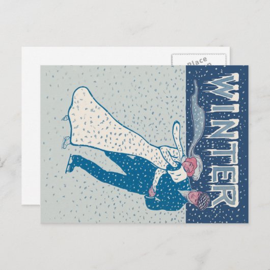 冬 ポストカード (正面/裏面)