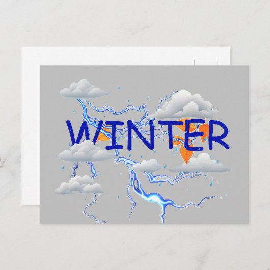 冬 ポストカード (正面/裏面)