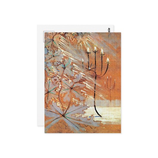 冬（五）有名な絵を描もの ポストカード (正面/裏面インサイチュ)