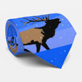 冬-元の野性生物の芸術のBuglingのオオシカ ネクタイ (ロール)