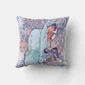 冬(四季)、アルフォンスミュシャ クッション (裏面)