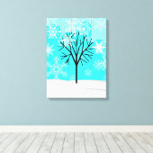 冬 – 四季 キャンバスプリント (インサイチュ (ウッドフロア))