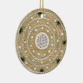 冬/夏の曼荼羅のオーナメント セラミックオーナメント (右)