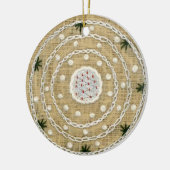 冬/夏の曼荼羅のオーナメント セラミックオーナメント (左)