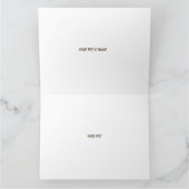 「冬」 – 挨拶状 サンキューカード (内部)