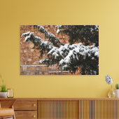 冬、木々に雪 キャンバスプリント (インサイチュ (リビング))