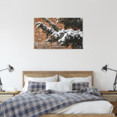 冬、木々に雪 キャンバスプリント (インサイチュ (寝室))