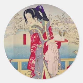 冬　根津庄やしき大松楼 ラウンドシール