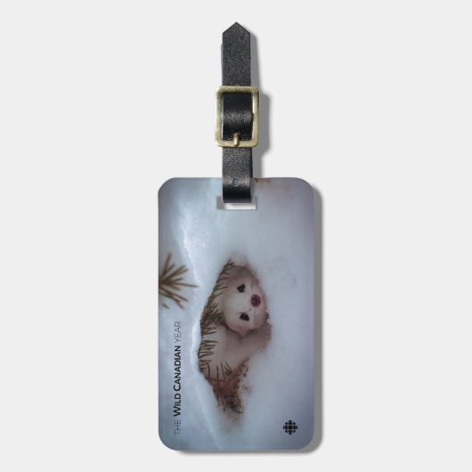 冬 – 短尾ワイゼル ラゲッジタグ (正面縦)