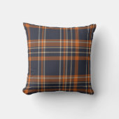 冬/素朴クリスマスプレイド クッション (正面)