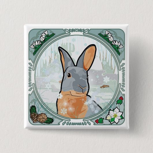 冬 缶バッジ (正面)