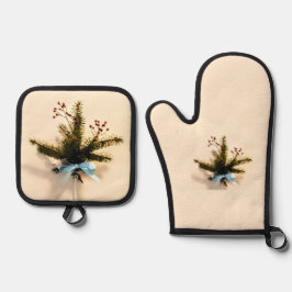 冬 鍋つかみ&鍋敷きセット