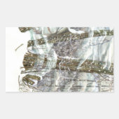 冬 長方形シール (正面)