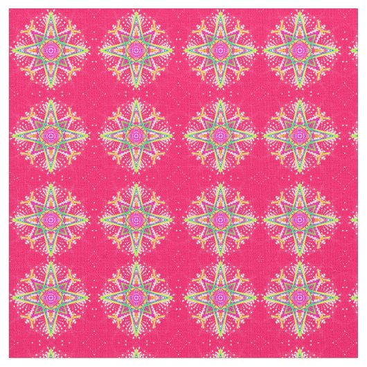 冬 – 雪の布、コットン（幅56インチ） ファブリック (クローズアップ)