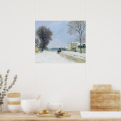 冬、雪効果、1876年 ポスター (キッチン)