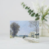 冬、雪効果、1876年 ポストカード (スタンド正面)