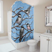 冬《鳥》アメリカゴガラ シャワーカーテン (インサイチュ)