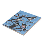 冬《鳥》アメリカゴガラ タイル (側面)