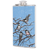 冬《鳥》アメリカゴガラ フラスク (左)
